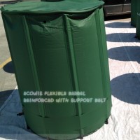 Flexible PVC tarpaulin Water Tank 750L Collapsible rain water barrel Flexitank