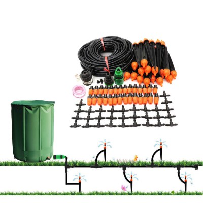 Flexible Water Tank Auto Watering System Farm Drip System Autopot Micro Drip Irrigation Kit + Flexible Water Barrel